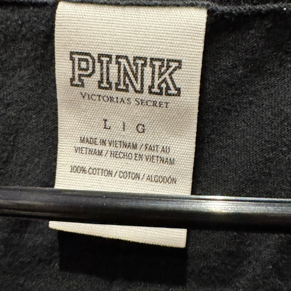 PINK Victoria secret Skeleton Hands here for the boos Graphic T-Shirt LARGE - Picture 5 of 5